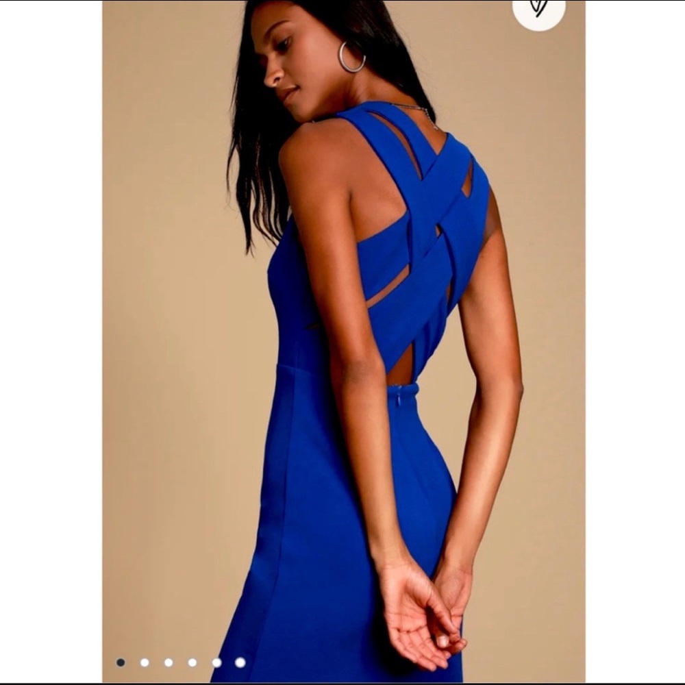 Lulus bodycon royal blue dress